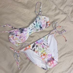 Tie dye bikini